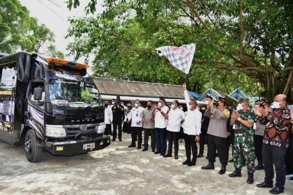 Edy Rahmayadi Apresiasi Kreativitas Kabupaten Batubara Luncurkan Bus Dapur Umum
